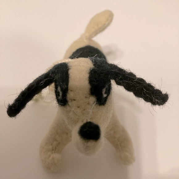 “TERRIER” Felted Dog Ornament - Picture 2 of 7